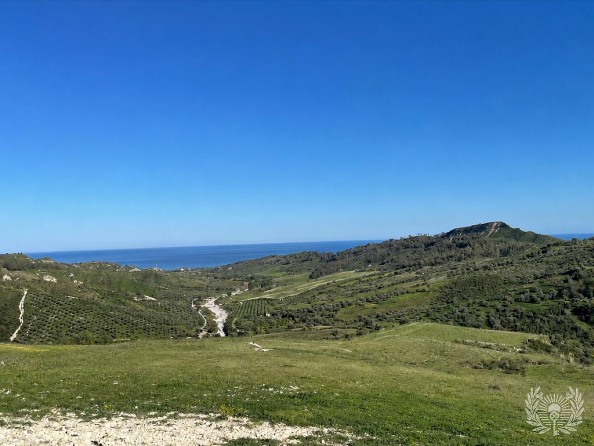 7,440 m² Land with Sea View, Olive Grove and Ruin in Calabria